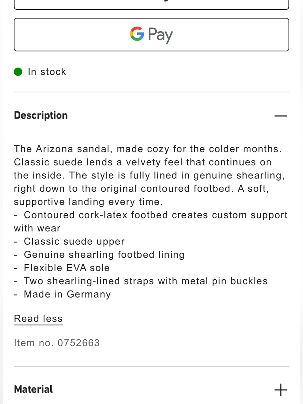 Birkenstock Arizona shearling size 40 or 9-9-5 - Picture 12 of 12